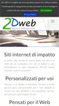 Mobile Screenshot of 2dweb.it